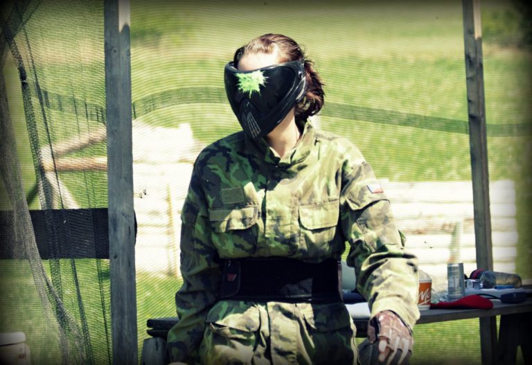 Paintball Head shot