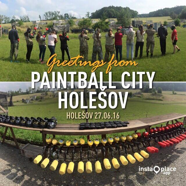 školní výlet Paintball