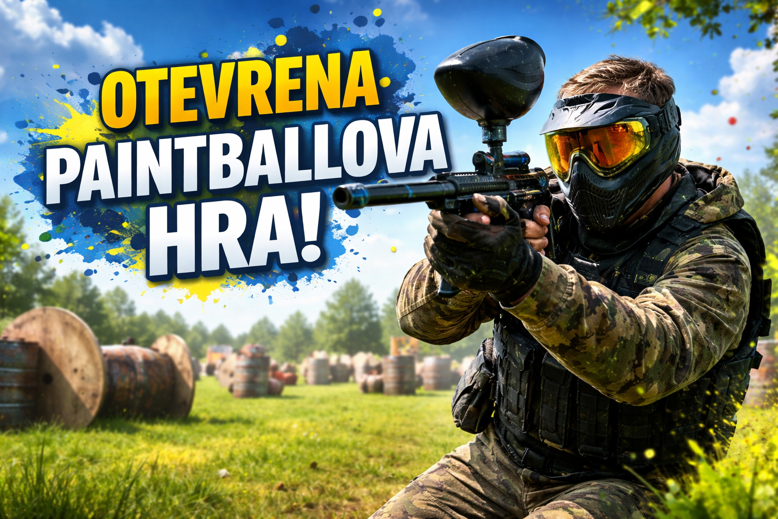 Otevřená Paintballová Hra 02.05.26 od 09:00