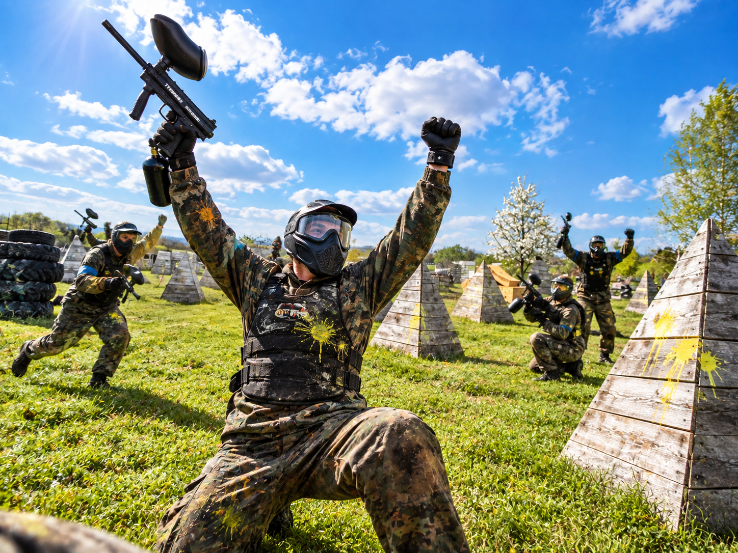 Dárkový poukaz s tarifem PAINTBALL PRO pro 1 hráče