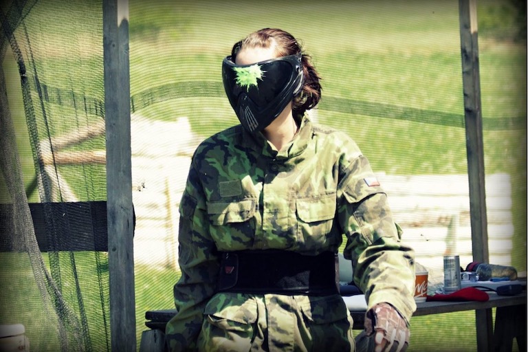 Paintball Head Shot